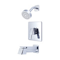 Olympia Faucets Single Handle Tub/Shower Trim Set, Wallmount, Polished Chrome T-2396